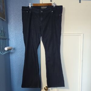 Torrid Luxe Slim Boot Jeans in Deep Blue Size 14 R